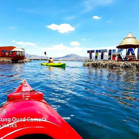 Uros Aruma-Uro On Uros Floating Islands Hotel Пуно Екстериор снимка