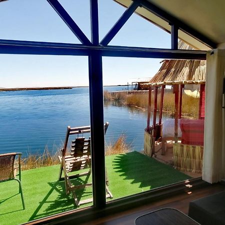 Uros Aruma-Uro On Uros Floating Islands Hotel Пуно Екстериор снимка